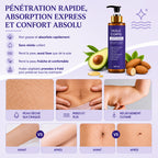 Huile corporelle de luxe pour peau fripée